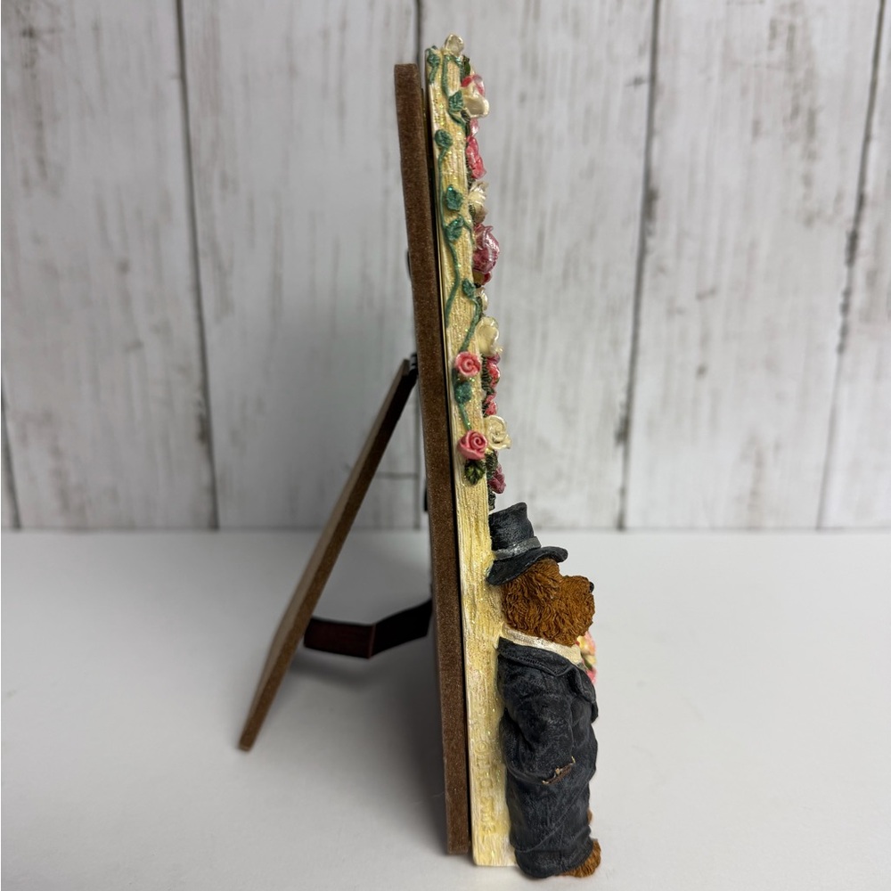 Boyds Bears Bearstone Collection Wedding Picture Frame Great Condition - Picture 3 of 7